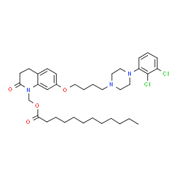 ChemSpider 2D Image | Aripiprazole lauroxil | C36H51Cl2N3O4