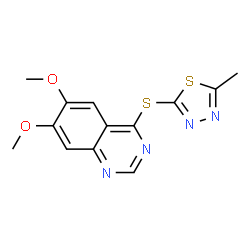 ChemSpider 2D Image | SKLB1002 | C13H12N4O2S2