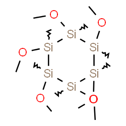 ChemSpider 2D Image | 1,2,3,4,5,6-Hexamethoxy-1,2,3,4,5,6-hexamethylhexasilinane | C12H36O6Si6
