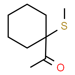 ChemSpider 2D Image | 1-[1-(Methylsulfanyl)cyclohexyl]ethanone | C9H16OS