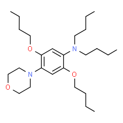 ChemSpider 2D Image | 2,5-Dibutoxy-N,N-dibutyl-4-(4-morpholinyl)aniline | C26H46N2O3