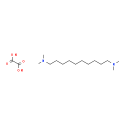 ChemSpider 2D Image | N,N,N',N'-Tetramethyl-1,10-decanediamine ethanedioate (1:1) | C16H34N2O4