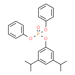 ChemSpider 2D Image | 3,5-Diisopropylphenyl diphenyl phosphate | C24H27O4P