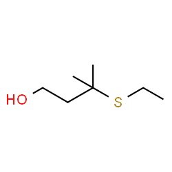 ChemSpider 2D Image | 3-(Ethylsulfanyl)-3-methyl-1-butanol | C7H16OS