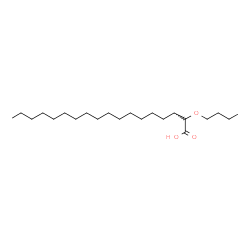 ChemSpider 2D Image | 2-Butoxyoctadecanoic acid | C22H44O3