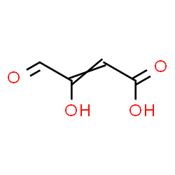 ChemSpider 2D Image | 3-Hydroxy-4-oxo-2-butenoic acid | C4H4O4