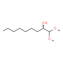 ChemSpider 2D Image | 1,1-Dimethoxy-2-nonanol | C11H24O3