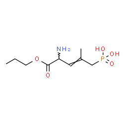 ChemSpider 2D Image | (4-Amino-2-methyl-5-oxo-5-propoxy-2-penten-1-yl)phosphonic acid | C9H18NO5P