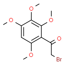 ChemSpider 2D Image | 2-Bromo-1-(2,3,4,6-tetramethoxyphenyl)ethanone | C12H15BrO5
