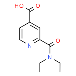 ChemSpider 2D Image | 2-(Diethylcarbamoyl)isonicotinic acid | C11H14N2O3