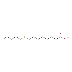 ChemSpider 2D Image | Methyl 8-(pentylsulfanyl)octanoate | C14H28O2S