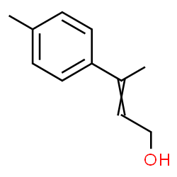 ChemSpider 2D Image | 3-(4-Methylphenyl)-2-buten-1-ol | C11H14O