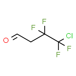 ChemSpider 2D Image | 4-Chloro-3,3,4,4-tetrafluorobutanal | C4H3ClF4O