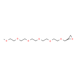 ChemSpider 2D Image | 2-(2,5,8,11,14,17-Hexaoxaoctadec-1-yl)oxirane | C14H28O7