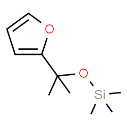 ChemSpider 2D Image | {[2-(2-Furyl)-2-propanyl]oxy}(trimethyl)silane | C10H18O2Si
