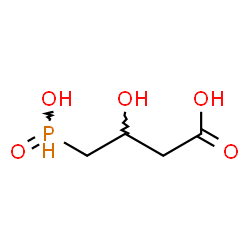 ChemSpider 2D Image | 3-Hydroxy-4-[hydroxy(oxido)phosphoranyl]butanoic acid | C4H9O5P