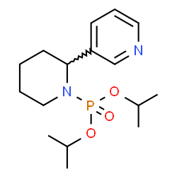 ChemSpider 2D Image | Diisopropyl [2-(3-pyridinyl)-1-piperidinyl]phosphonate | C16H27N2O3P