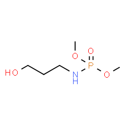 ChemSpider 2D Image | Dimethyl (3-hydroxypropyl)phosphoramidate | C5H14NO4P