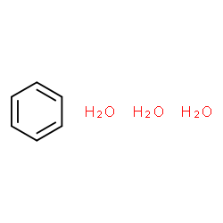 ChemSpider 2D Image | Benzene trihydrate | C6H12O3