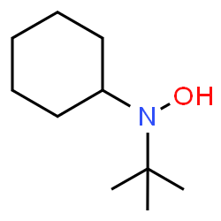 ChemSpider 2D Image | N-Hydroxy-N-(2-methyl-2-propanyl)cyclohexanamine | C10H21NO