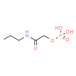 ChemSpider 2D Image | 2-Oxo-2-(propylamino)ethyl dihydrogen phosphate | C5H12NO5P