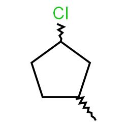 ChemSpider 2D Image | 1-Chloro-3-methylcyclopentane | C6H11Cl
