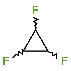 ChemSpider 2D Image | 1,2,3-Trifluorocyclopropane | C3H3F3