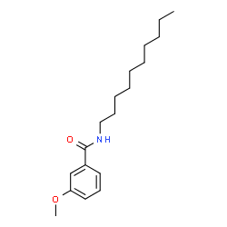 ChemSpider 2D Image | N-Decyl-3-methoxybenzamide | C18H29NO2