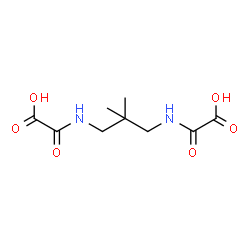 ChemSpider 2D Image | 2,2'-[(2,2-Dimethyl-1,3-propanediyl)diimino]bis(oxoacetic acid) | C9H14N2O6