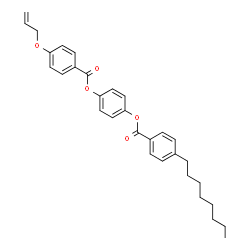 ChemSpider 2D Image | 4-[(4-Octylbenzoyl)oxy]phenyl 4-(allyloxy)benzoate | C31H34O5