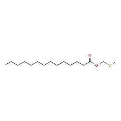 ChemSpider 2D Image | (Methylsulfanyl)methyl myristate | C16H32O2S