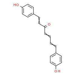 ChemSpider 2D Image | 1,7-Bis(4-hydroxyphenyl)-1,4,6-heptatrien-3-one | C19H16O3