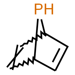 ChemSpider 2D Image | 7-Phosphabicyclo[2.2.1]hepta-2,5-diene | C6H7P