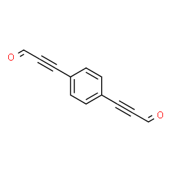 ChemSpider 2D Image | 3,3'-(1,4-Phenylene)bis(2-propynal) | C12H6O2