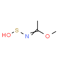 ChemSpider 2D Image | Methyl N-(hydroxysulfanyl)ethanimidate | C3H7NO2S