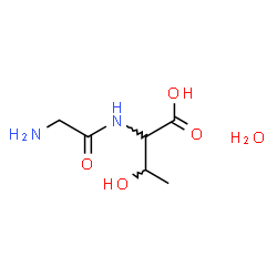 ChemSpider 2D Image | Glycylthreonine hydrate (1:1) | C6H14N2O5