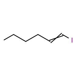 ChemSpider 2D Image | 1-Iodo-1-hexene | C6H11I