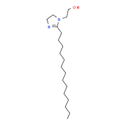 ChemSpider 2D Image | 2-(2-Tetradecyl-4,5-dihydro-1H-imidazol-1-yl)ethanol | C19H38N2O