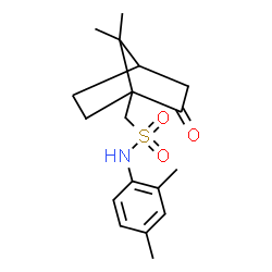 ChemSpider 2D Image | 1-(7,7-Dimethyl-2-oxobicyclo[2.2.1]hept-1-yl)-N-(2,4-dimethylphenyl)methanesulfonamide | C18H25NO3S