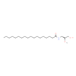 ChemSpider 2D Image | N-(3-Hydroxy-2-methoxypropyl)octadecanamide | C22H45NO3