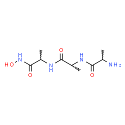 ChemSpider 2D Image | Alanylalanyl-N-hydroxyalaninamide | C9H18N4O4