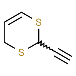 ChemSpider 2D Image | 2-Ethynyl-4H-1,3-dithiine | C6H6S2