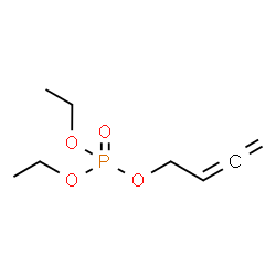 ChemSpider 2D Image | 2,3-Butadien-1-yl diethyl phosphate | C8H15O4P