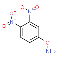 ChemSpider 2D Image | 4-(Aminooxy)-1,2-dinitrobenzene | C6H5N3O5