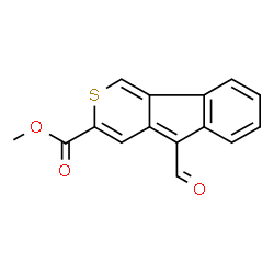ChemSpider 2D Image | Methyl 5-formylindeno[1,2-c]thiopyran-3-carboxylate | C15H10O3S
