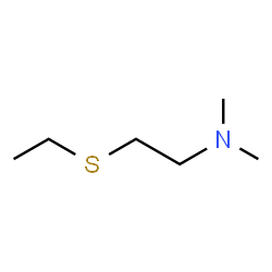 ChemSpider 2D Image | 2-(Ethylsulfanyl)-N,N-dimethylethanamine | C6H15NS