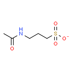 ChemSpider 2D Image | 3-Acetamido-1-propanesulfonate | C5H10NO4S