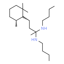 ChemSpider 2D Image | N,N'-Dibutyl-4-(2,2,6-trimethylcyclohexyl)-2,2-butanediamine | C21H44N2