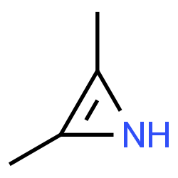 ChemSpider 2D Image | 2,3-Dimethyl-1H-azirene | C4H7N