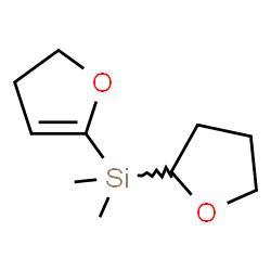 ChemSpider 2D Image | 4,5-Dihydro-2-furanyl(dimethyl)tetrahydro-2-furanylsilane | C10H18O2Si